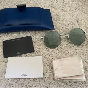 Gentle Monster Green Round Sunglasses